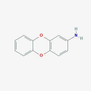 molecular formula C12H9NO2 B12010945 Dibenzo[b,e][1,4]dioxin-2-amine CAS No. 30578-70-2