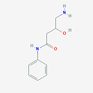 molecular formula C10H14N2O2 B1201103 4-Amino-3-hydroxy-N-phenylbutanamide CAS No. 60032-67-9