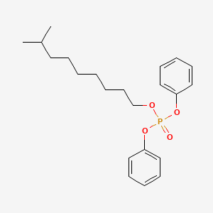 molecular formula C22H31O4P B1201121 异癸基二苯基磷酸酯 CAS No. 29761-21-5