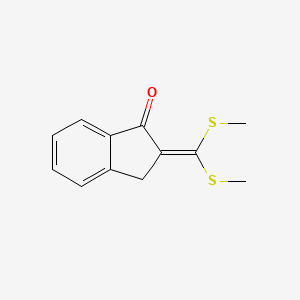 1H-Inden-1-one, 2-[bis(methylthio)methylene]-2,3-dihydro-