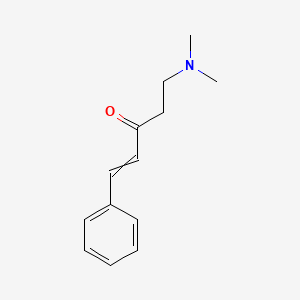 molecular formula C13H17NO B1201141 5-Dimethylamino-1-phenyl-1-penten-3-one 