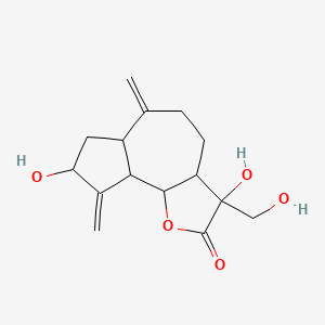 molecular formula C15H20O5 B1201146 Solstitialin deriv 4700 CAS No. 22738-70-1