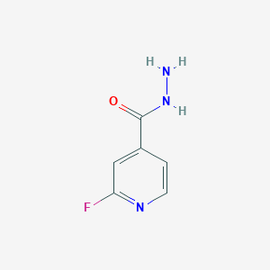 molecular formula C6H6FN3O B1201151 2-Fluoropyridine-4-carbohydrazide CAS No. 369-24-4