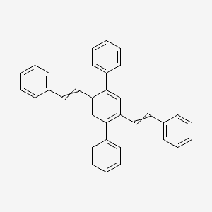 molecular formula C34H26 B1201161 2,5-Diphenyl-1,4-distyrylbenzene 