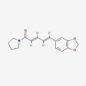 molecular formula C16H17NO3 B1201163 Trichostachine CAS No. 25924-78-1