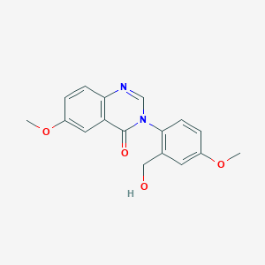 molecular formula C17H16N2O4 B1201164 Dictyoquinazol A 