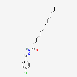 N'-(4-Chlorobenzylidene)tetradecanohydrazide