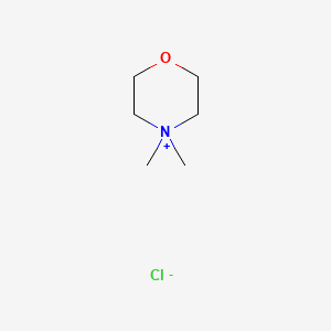 molecular formula C6H14ClNO B1201186 4,4-Dimethylmorpholinium chloride CAS No. 23165-19-7