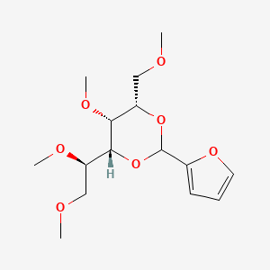 (4R,5R,6S)-4-[(1R)-1,2-dimethoxyethyl]-2-(furan-2-yl)-5-methoxy-6-(methoxymethyl)-1,3-dioxane