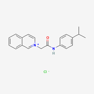 2-(2-((4-Isopropylphenyl)amino)-2-oxoethyl)isoquinolin-2-ium chloride