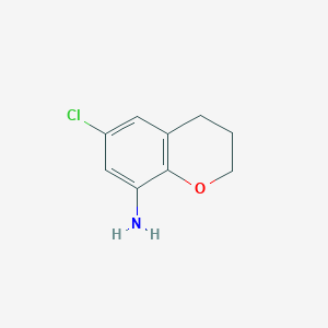 6-chloro-3,4-dihydro-2H-chromen-8-ylamine