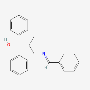 1,1-Diphenyl-2-methyl-3-(benzylideneamino)propanol