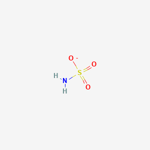 molecular formula H2NO3S- B1201201 Sulfamate CAS No. 15853-39-1