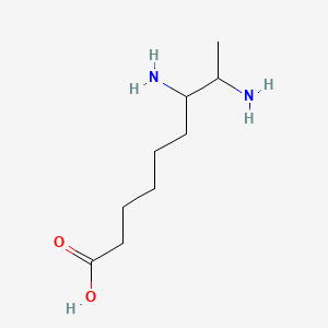 molecular formula C9H20N2O2 B1201202 7,8-Diaminononanoic acid CAS No. 21738-21-6