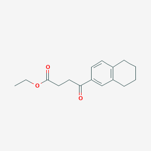 Ethyl 4-oxo-4-(5,6,7,8-tetrahydronaphthalen-2-yl)butanoate