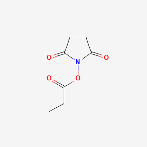 molecular formula C7H9NO4 B1201210 N-琥珀酰亚胺丙酸酯 CAS No. 30364-55-7