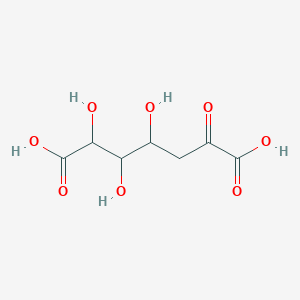 B1201223 2,3,4-Trihydroxy-6-oxoheptanedioic acid CAS No. 99778-26-4