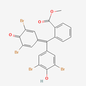 B1201225 Benzoic acid, 2-((3,5-dibromo-4-hydroxyphenyl)(3,5-dibromo-4-oxo-2,5-cyclohexadien-1-ylidene)methyl)-, methyl ester CAS No. 65184-11-4