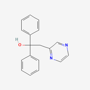 1,1-Diphenyl-2-(2-pyrazinyl)ethanol