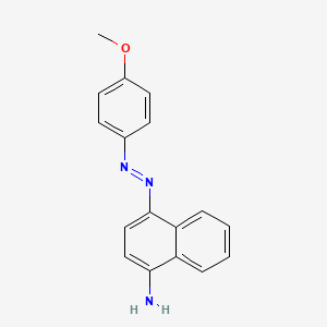 4-[(E)-(4-Methoxyphenyl)diazenyl]naphthalen-1-amine