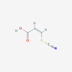 2-Propenoic acid, 3-thiocyanato-