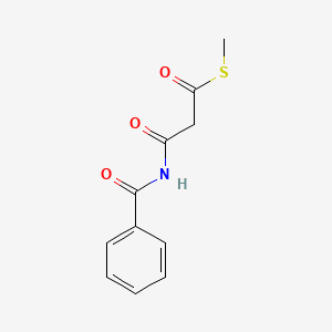 molecular formula C11H11NO3S B1201263 3-苯甲酰氨基-3-氧代丙硫酸甲酯 