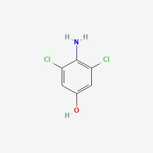 molecular formula C6H5Cl2NO B1201274 4-氨基-3,5-二氯苯酚 CAS No. 26271-75-0
