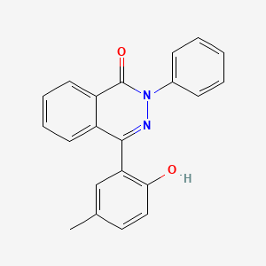 4-(2-hydroxy-5-methylphenyl)-2-phenyl-1(2H)-phthalazinone