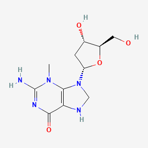 molecular formula C11H17N5O4 B1201301 2'-Deoxy-3-methylguanosine CAS No. 92754-66-0