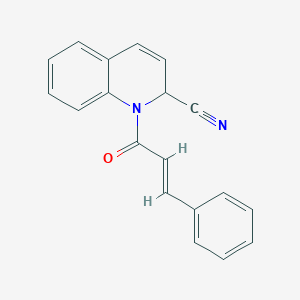 1-Cinnamoyl-1,2-dihydroquinoline-2-carbonitrile