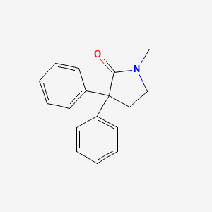 1-Ethyl-3,3-diphenylpyrrolidin-2-one