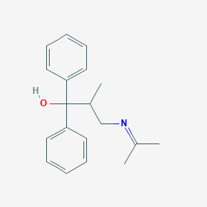 molecular formula C19H23NO B12013125 1,1-Diphenyl-2-methyl-3-(isopropylideneamino)propanol CAS No. 21566-37-0