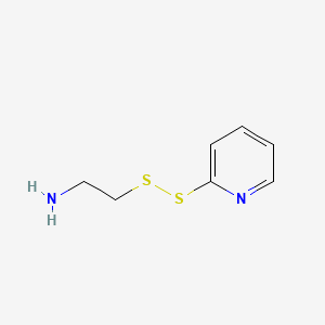molecular formula C7H10N2S2 B1201317 2-(吡啶-2-基二硫醚)乙胺 CAS No. 83578-21-6