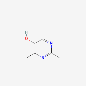 molecular formula C7H10N2O B1201320 2,4,6-三甲基-5-羟基嘧啶 CAS No. 71267-12-4