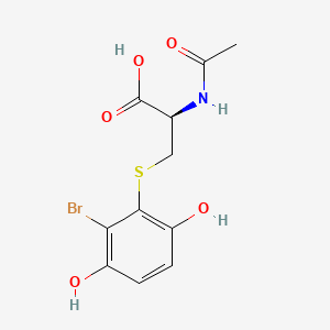 2-Bromo-3-(N-acetylcystein-S-yl)hydroquinone