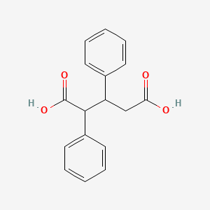 molecular formula C17H16O4 B12013245 2,3-Diphenylpentanedioic acid CAS No. 2852-84-8