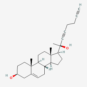 molecular formula C27H38O2 B1201332 Hdypd CAS No. 86532-89-0