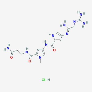 molecular formula C18H27ClN10O3 B1201340 盐酸奈妥品 CAS No. 63770-20-7
