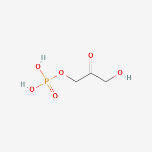 molecular formula C3H7O6P B1201352 二羟丙酮磷酸 CAS No. 57-04-5