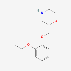 molecular formula C13H19NO3 B1201356 维乐沙星 CAS No. 46817-91-8