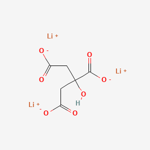 molecular formula C6H5Li3O7 B1201360 柠檬酸锂 CAS No. 919-16-4