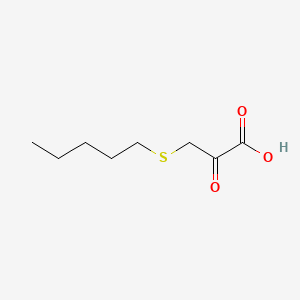 molecular formula C8H14O3S B1201377 3-(Pentylthio)pyruvic acid CAS No. 50722-34-4