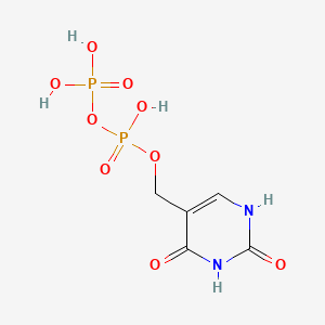 molecular formula C5H8N2O9P2 B1201385 Hmppu CAS No. 77431-77-7