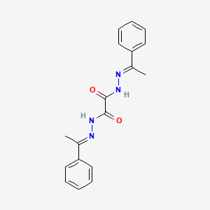 N'~1~,N'~2~-bis[(E)-1-phenylethylidene]ethanedihydrazide