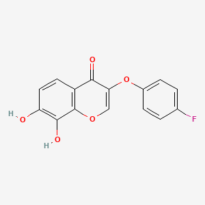 3-(4-fluorophenoxy)-7,8-dihydroxy-4H-chromen-4-one