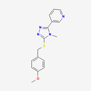 molecular formula C16H16N4OS B12014055 Buttpark 64\41-59 CAS No. 585554-05-8