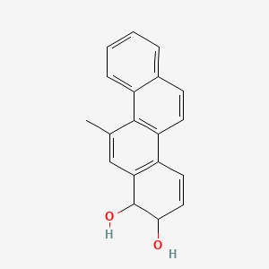 B1201406 7,8-Dihydro-7,8-dihydroxy-5-methylchrysene CAS No. 67523-22-2