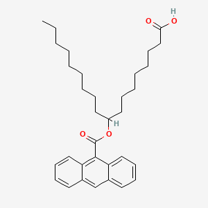 B1201415 9-(9-Anthroyloxy)stearic acid CAS No. 69243-44-3