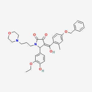 4-[4-(Benzyloxy)-2-methylbenzoyl]-5-(3-ethoxy-4-hydroxyphenyl)-3-hydroxy-1-[3-(4-morpholinyl)propyl]-1,5-dihydro-2H-pyrrol-2-one