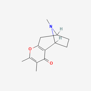 molecular formula C13H17NO2 B1201436 达林碱 CAS No. 58471-10-6